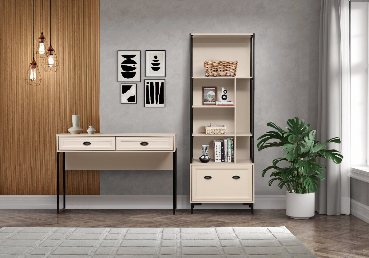 Гостиная Антея. Универсальный набор модулей с рамочными фасадами. Для гостиной, спальни, прихожей.