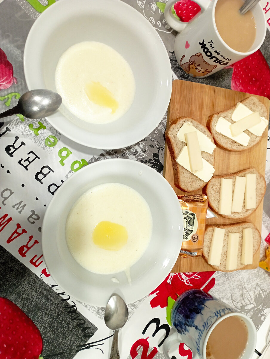 На завтрак манная каша