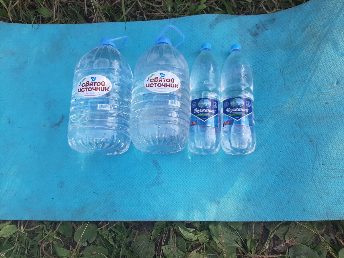 Питьевая вода на начало водного похода.