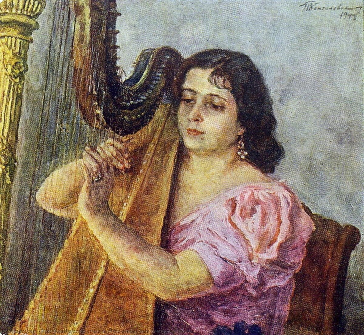 Портрет Веры Дуловой кисти П.Кончаловского (источник wikioo.org)