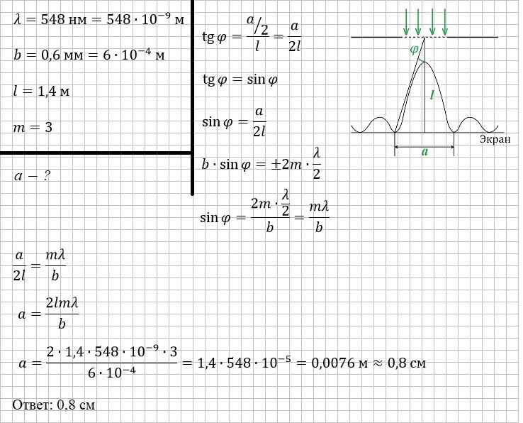 Решение и ответ