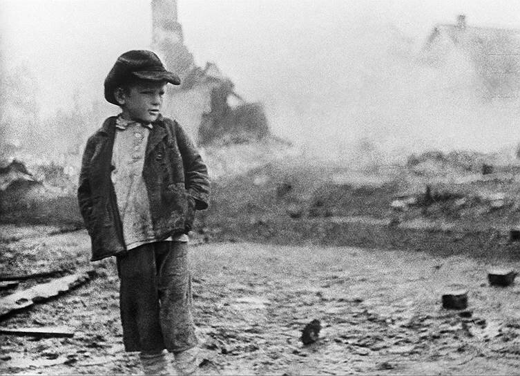 Беспризорник в Смоленской области, 1941 год