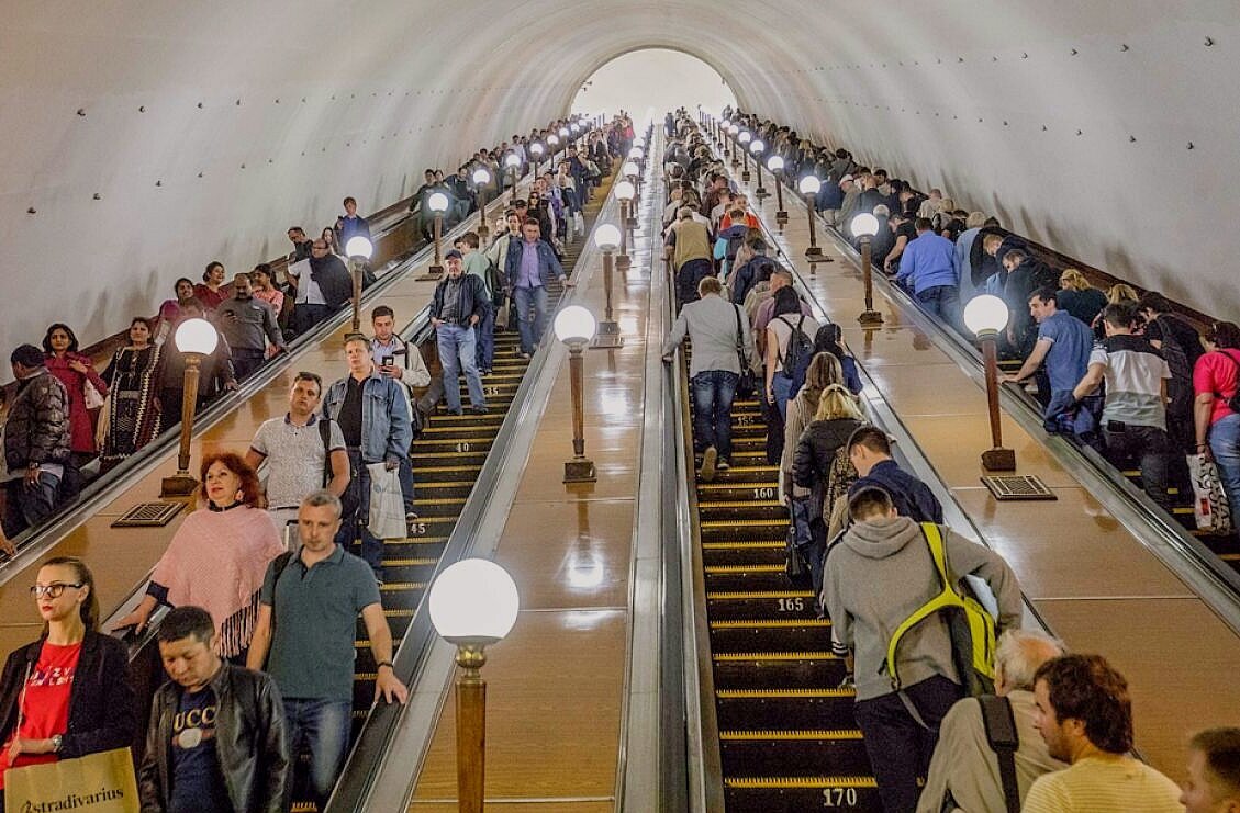 Эскалатор московского метро. Из свободного доступа