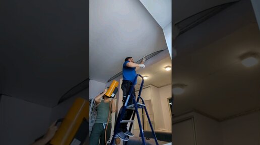 монтаж тканевого натяжного потолка. натяжной потолок в ванной. потолок в ванную комнату. монтаж натяжного потолка своими руками. разметка натяжного потолка.