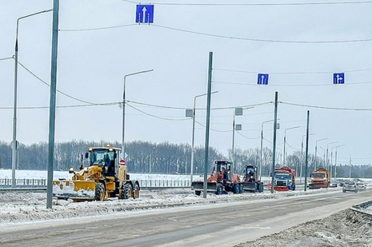    Дорожники Брянска за выходные вывезли более 2500 тонн снега