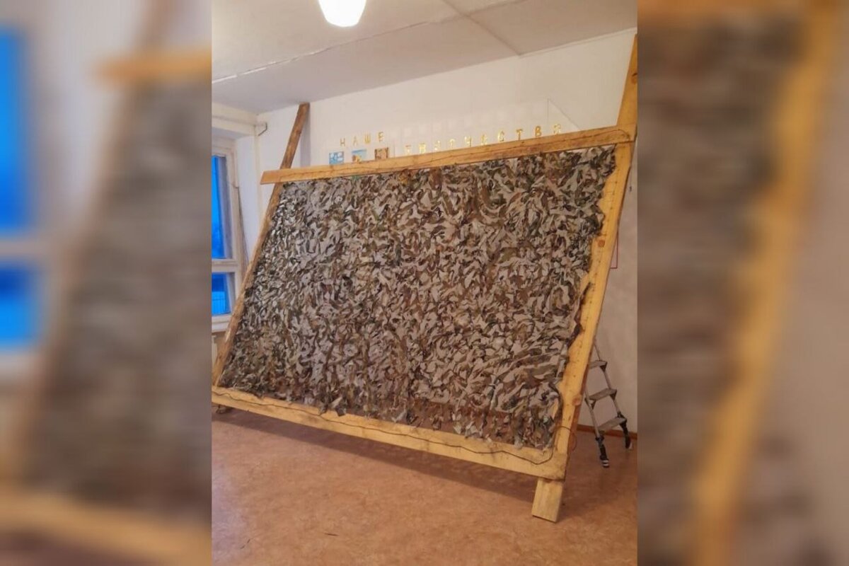    В Гайском округе конфискованные браконьерские сети переделывают в маскировочные Андрей Севостьянов