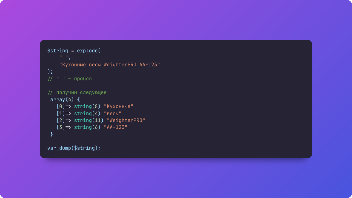Пример использования