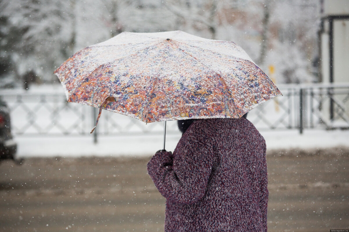 До +4 градусов и снег с дождём прогнозируют в Псковской области 23 января. Фото: ПАИ