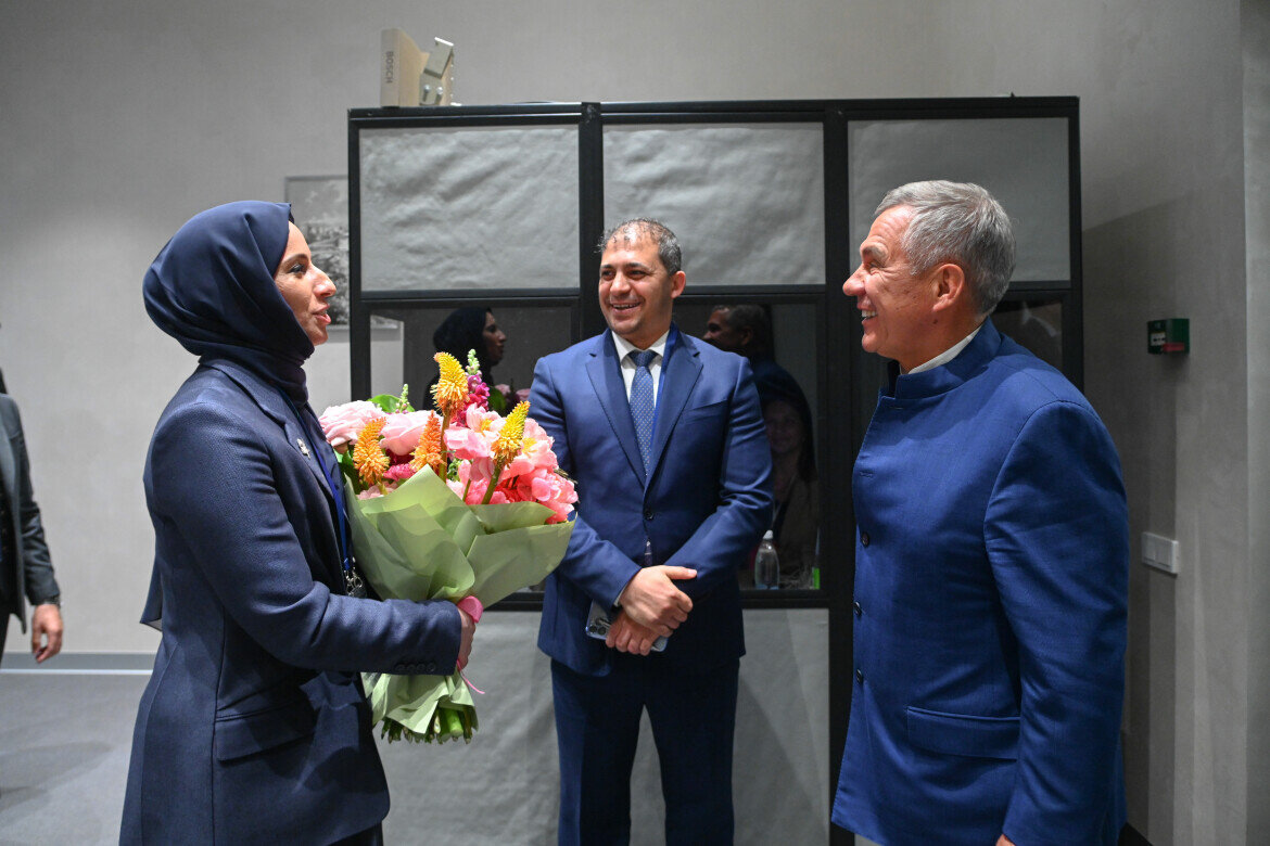 ​В июне 2023 года министр просвещения и высшего образования Катара госпожа Бусейна Аль-Нуайми посетила Казань для участия в международном форуме министров образования. Фото: rais.tatarstan.ru