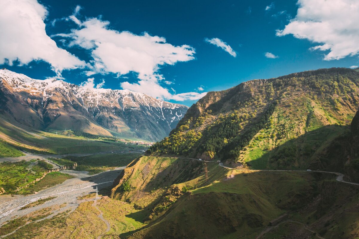 Грузинская военная дорога через которую мы ехали