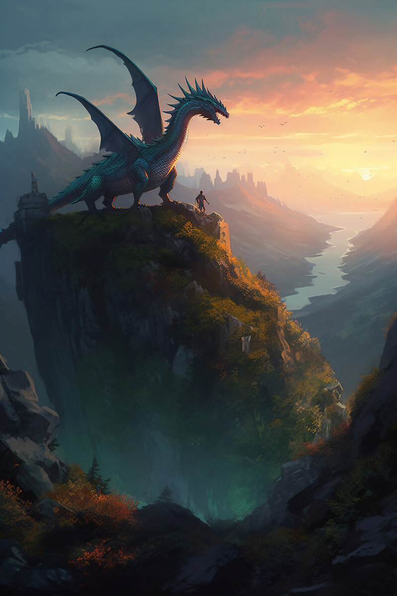 <a href="https://ru.freepik.com/free-photo/dragon-in-the-middle-of-a-mountain-generative-ai_40736269.htm#query=dragon%20art&position=0&from_view=search&track=ais&uuid=fe51cf9b-891e-425a-b196-7eda87e350eb">Изображение от kenshinstock</a> на Freepik