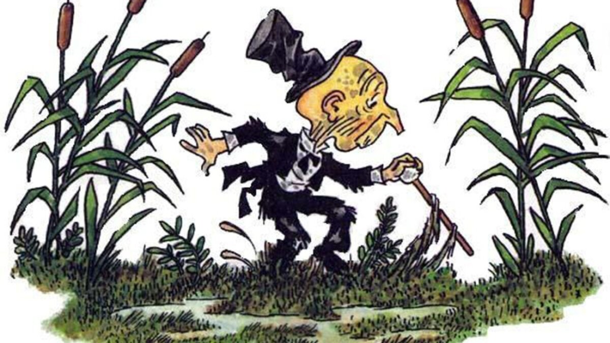 Персонаж мультфильма «Незнайка на Луне» Скуперфильд