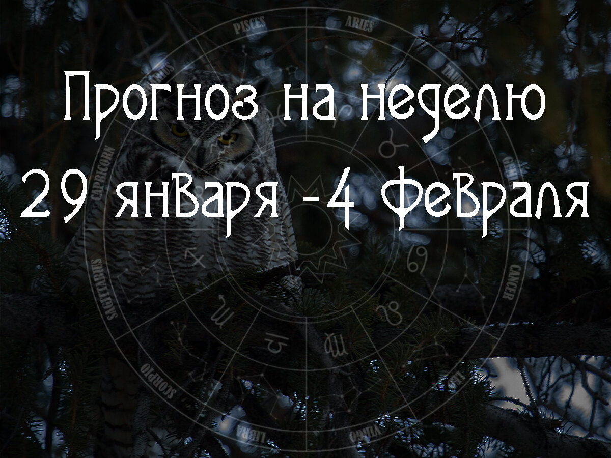 Астрологический прогноз на 29 января – 4 февраля 2024 года