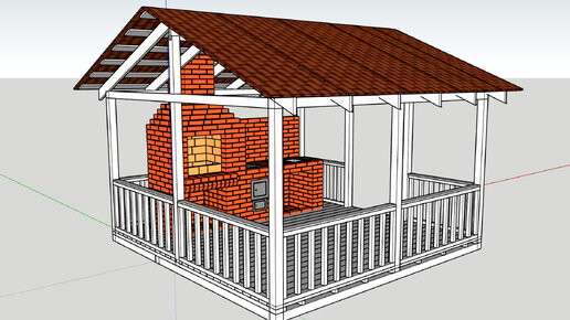 Проектирую барбекю комплекс чтобы сделать его своими руками