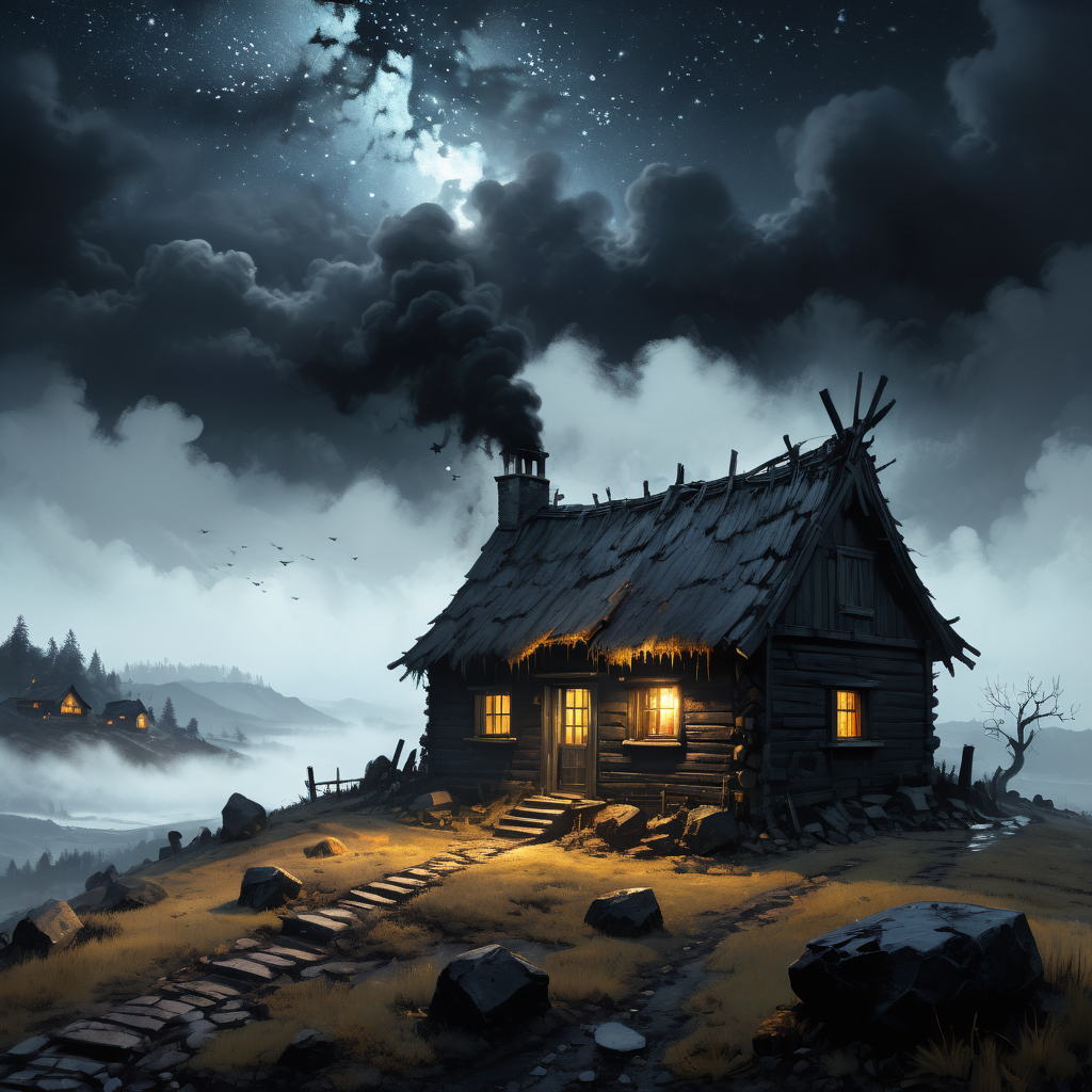 Эти истории мне рассказала моя мама. Она часто об этом вспоминает. В своей жизни мама сталкивалась с жуткими домами два раза, так как она со своей мамой и отцом (моей бабушкой и дедушкой) часто переезжали.  
Первая история произошла, когда маме было 11 лет. Они тогда жили в посёлке Екатеринославка, Октябрьского района, Амурской области.

Как-то дед Лёня встретил своего однополчанина, с которым они прошли всю войну. Однополчанин жил в другом посёлке под названием Ядрино, Архаринского района, Амурской области (в то время Еврейской автономной области) и работал в лесничестве. Он предложил деду переехать в его посёлок и тоже устроиться в лесничество. На что дед согласился.

Когда мама, баба Лена и дед Лёня переехали им от организации выдали частный дом, который находился на краю кладбища. Могилы начинались прямо за стенами дома. Когда семья зашла внутрь, мама с бабушкой испытали ужас, атмосфера в доме была очень жуткой, а все стены были исчерчены копотью от свечей в виде крестов. По понятной причине бабушка настояла на том, что в этом доме они жить не будут. Директор лесничества пошёл на встречу и предоставил им другое место жительства в многоквартирном бараке, где мама, бабушка и дед благополучно прожили до очередного переезда.

Второй случай произошёл спустя два года, когда маме было 13 лет и она жила со своей мамой и отцом в посёлке Ядрино, Архаринского района, Амурской области, в том самом бараке.

Дед работал водителем лесовоза. Не знаю по какой именно причине, возможно на новом месте были лучшие условия труда или более высокая зарплата, но дед Лёня и баба Лена снова решились на переезд в другой посёлок Архара, Архаринского района, Амурской области.

В этом посёлке бабушка с дедом купили дом. Бывшие хозяева долго не могли этот дом продать и решили уехать, так его и не продав. Продажей дома занимались их друзья из посёлка.

Сразу после переезда дед приступил к работе, а бабушка с моей мамой оставались дома.

По маминым воспоминания новый дом был хороший, за исключением одной детали, периодического грохота на крыше, жуткого гула и воя в стенах. Откуда именно исходили эти звуки было не понятно, но они были очень громкие и раскатистые. Очевидно что грохот доносился с крыши и сильно напоминал звук, цитирую маму: “Как будто по крыше ездила колесница”.

Эти звуки появлялись ближе к вечеру, когда уже темнело, и бабушка с моей мамой от страха выходили из дома и ждали возвращения деда с работы на улице.

По просьбе бабушки, дед Лёня облазил всю крышу и весь дом, но не нашёл ничего, что могло хотя бы приблизительно издавать подобные звуки.

Все пол года, что семья жила в этом доме, бабушка с мамой очень боялись в нём находиться. В итоге, они вернули жуткий дом продавцам именно из-за этого страха и забрали деньги обратно. Удивительно то, что продавцы отменили сделку без проблем. Складывается впечатление, что бывшие хозяева продавали этот дом по той же причине, или подобный прецедент с возвратом уже был, и мамина семья была не единственной, кто отказался от этого жуткого дома.

Мама тогда была ещё ребенком, но грохот, вой, гул и ужас от этих звуков запомнила очень хорошо. Очевидно, детское воображение могло дорисовать масштаб события, но когда взрослая, смелая женщина (бабушка у меня была очень боевая) и взрослый мужчина, прошедший войну, продают дом из-за страха, это говорит о том, что в доме действительно происходило нечто не хорошее