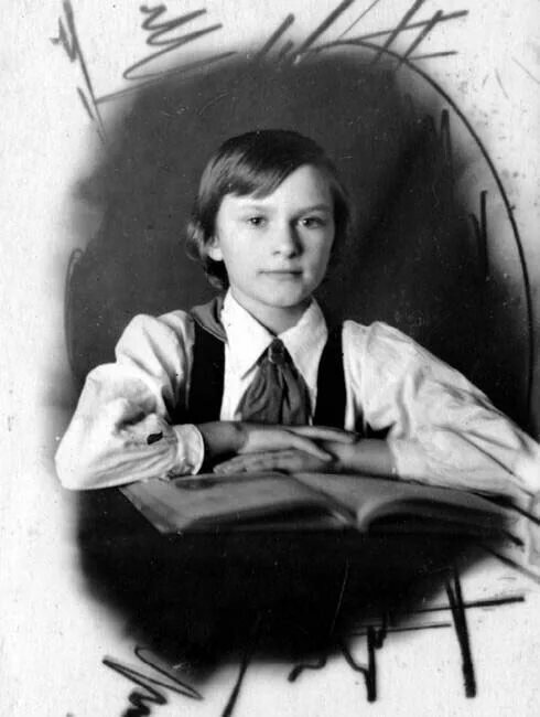 Валентина Талызина в молодости 