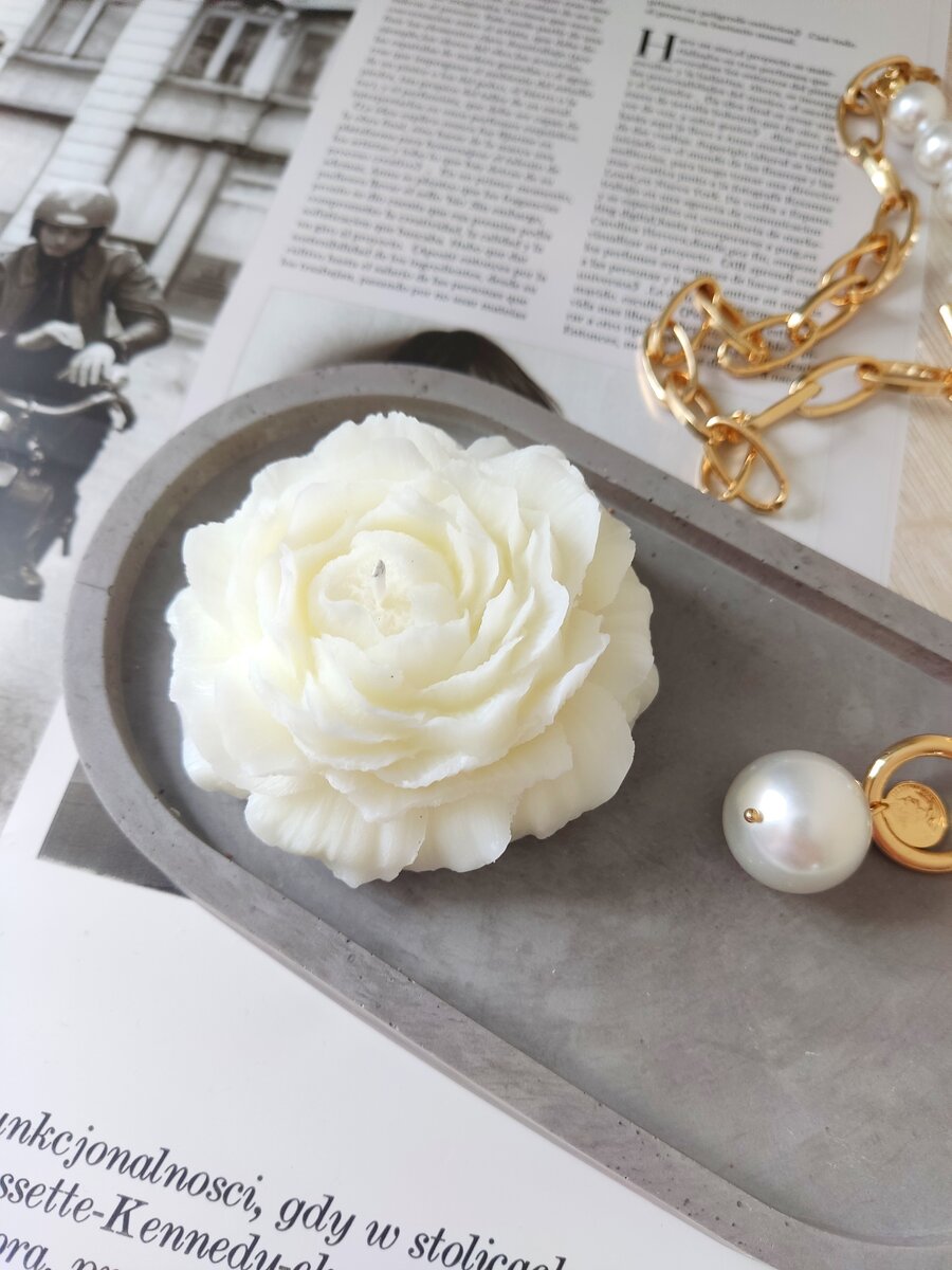 Соевая свеча "Пион". Производство ny_podari