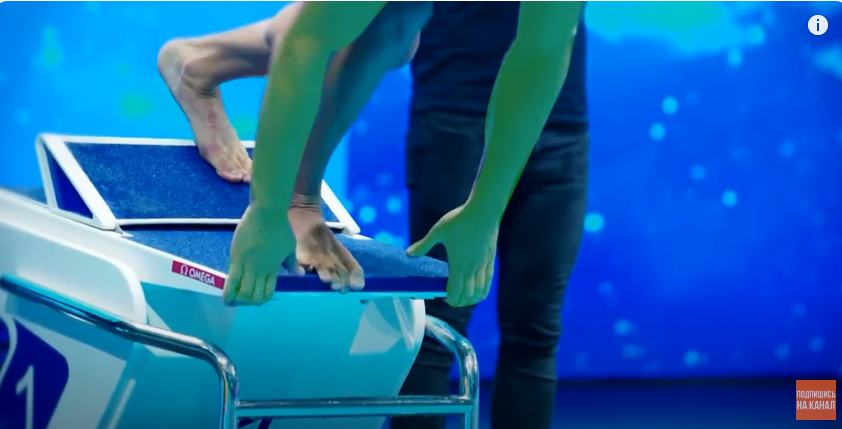 Тренировка перед плаванием