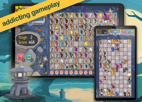 Маджонг бабочки