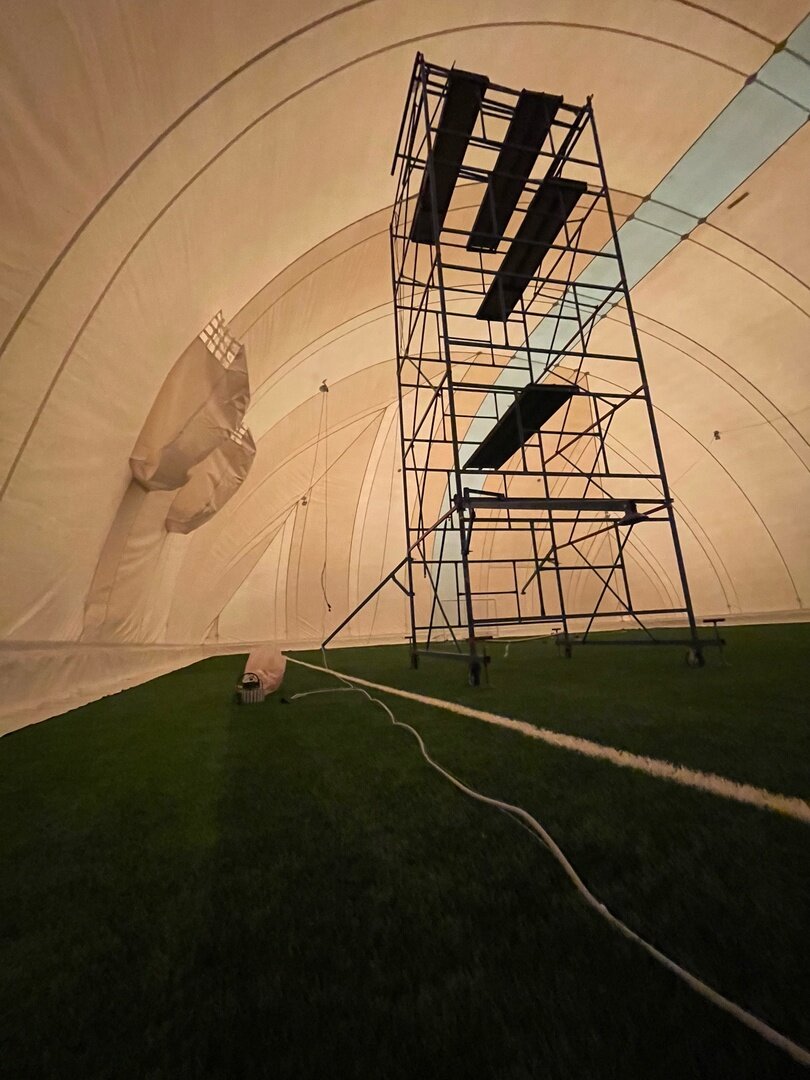 Монтаж освещения в спортивном сооружении