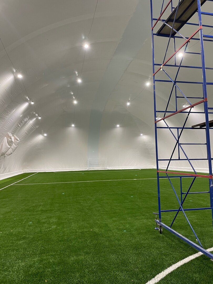 Монтаж освещения стадиона