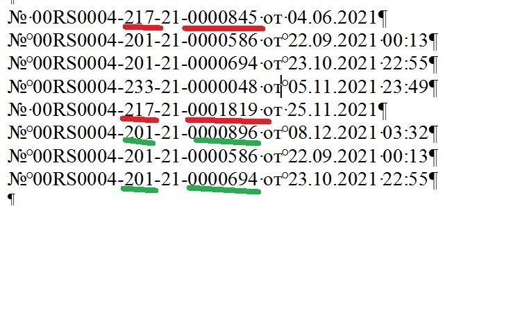 Рисунок, список обращений. 