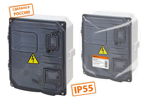 Щиты учёта TDM Electric ЩУРН-П-1ф-5 со степенью защиты IP55 