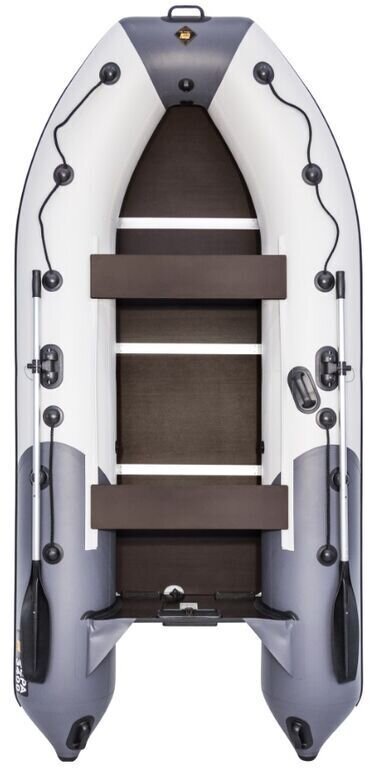 Лодка Ривьера 3400 СК Компакт серый - графит