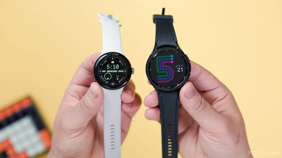    Pixel Watch 2 (41 мм) и Galaxy Watch 6 Classic (47 мм)