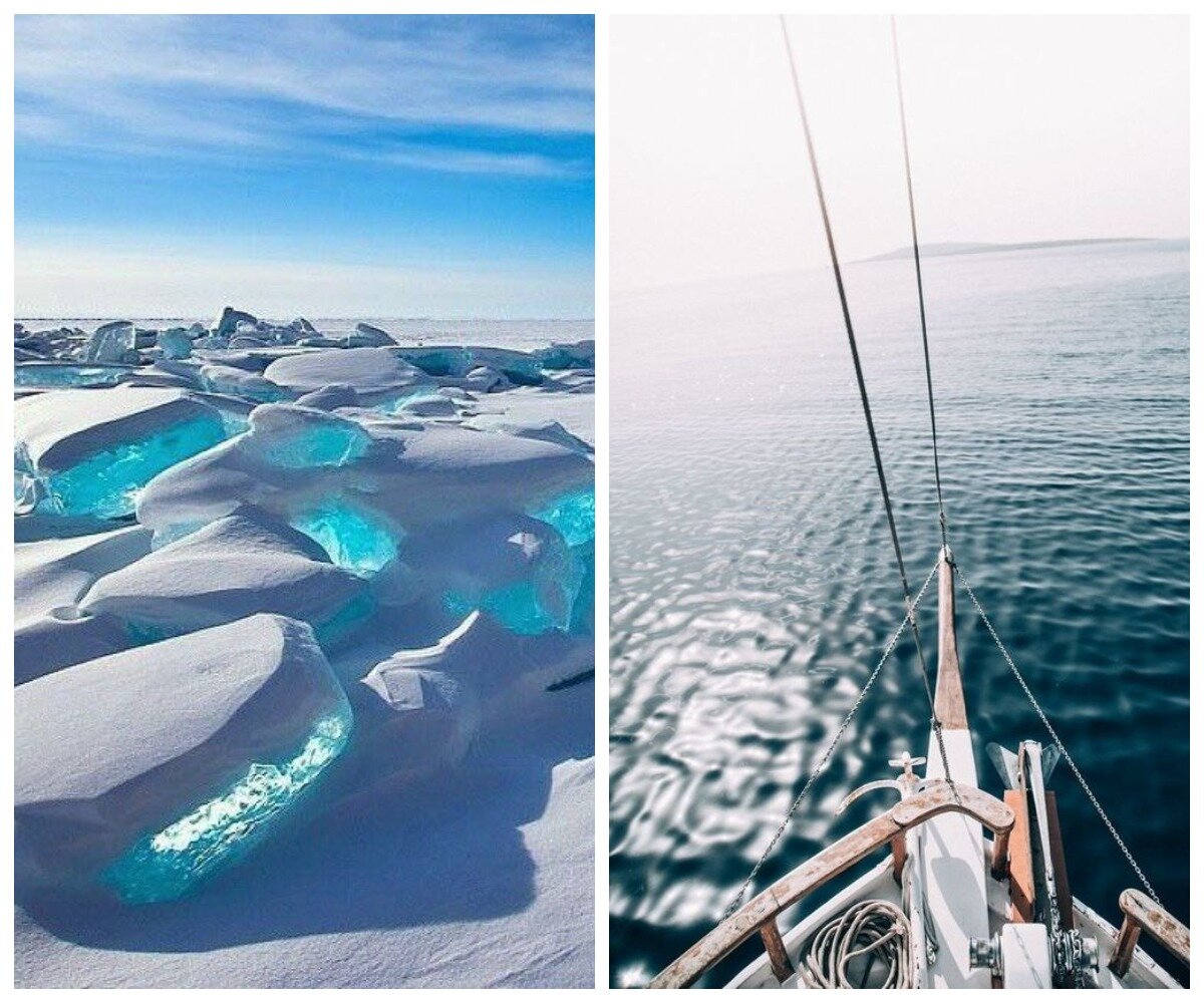 2. Лёд. Летнее море.