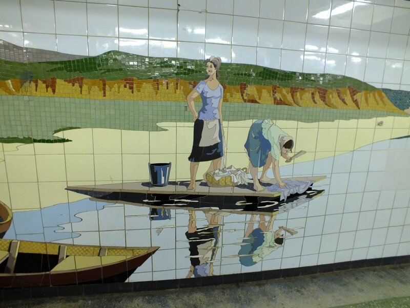    Мозаика в подземном переходе на Московской/Буденновском в Ростове-на-Дону