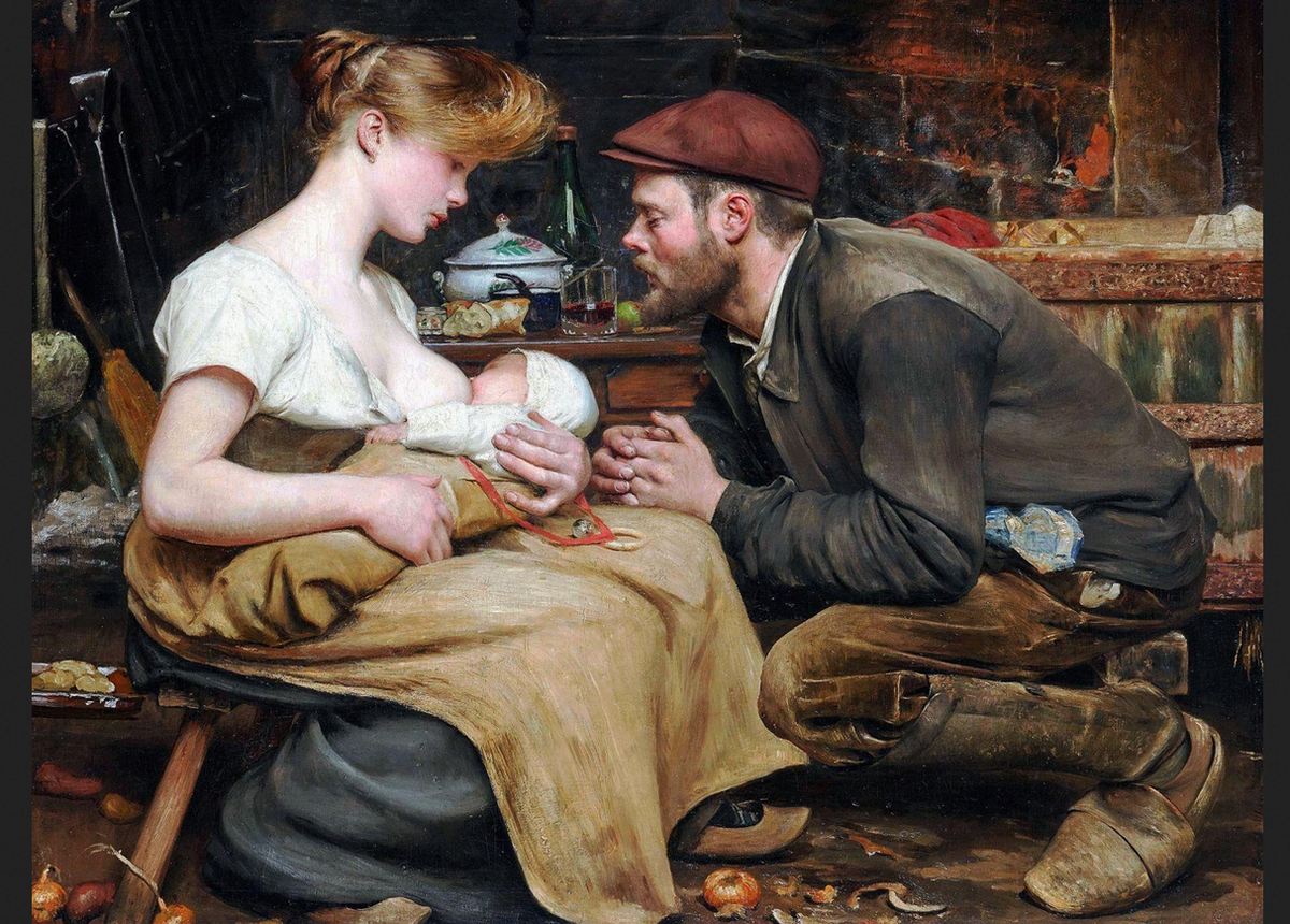 Жан-Эжен Бюлан. "Счастье родителей",1903 г.