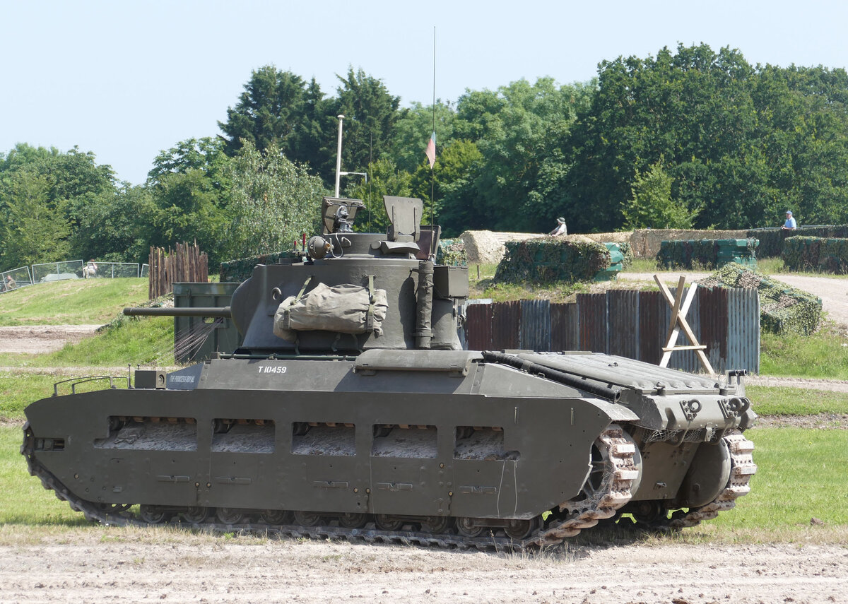Matilda II на шоу Tankfest-2019.