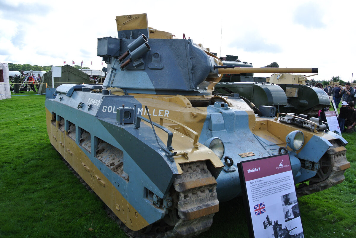 Таким танк был до реставрации.