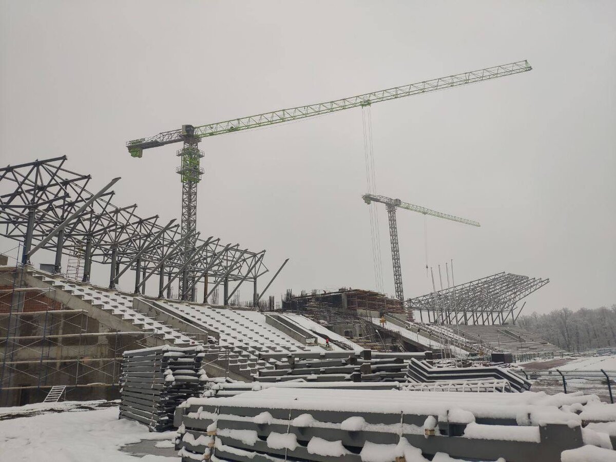 Стадион Спартак, январь 2024 года, Северная Осетия-Алания, Владикавказ