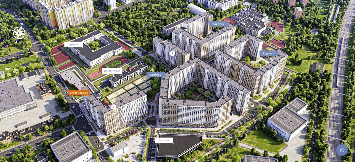Источник: сайт ЖК «1-й Шереметьевский»