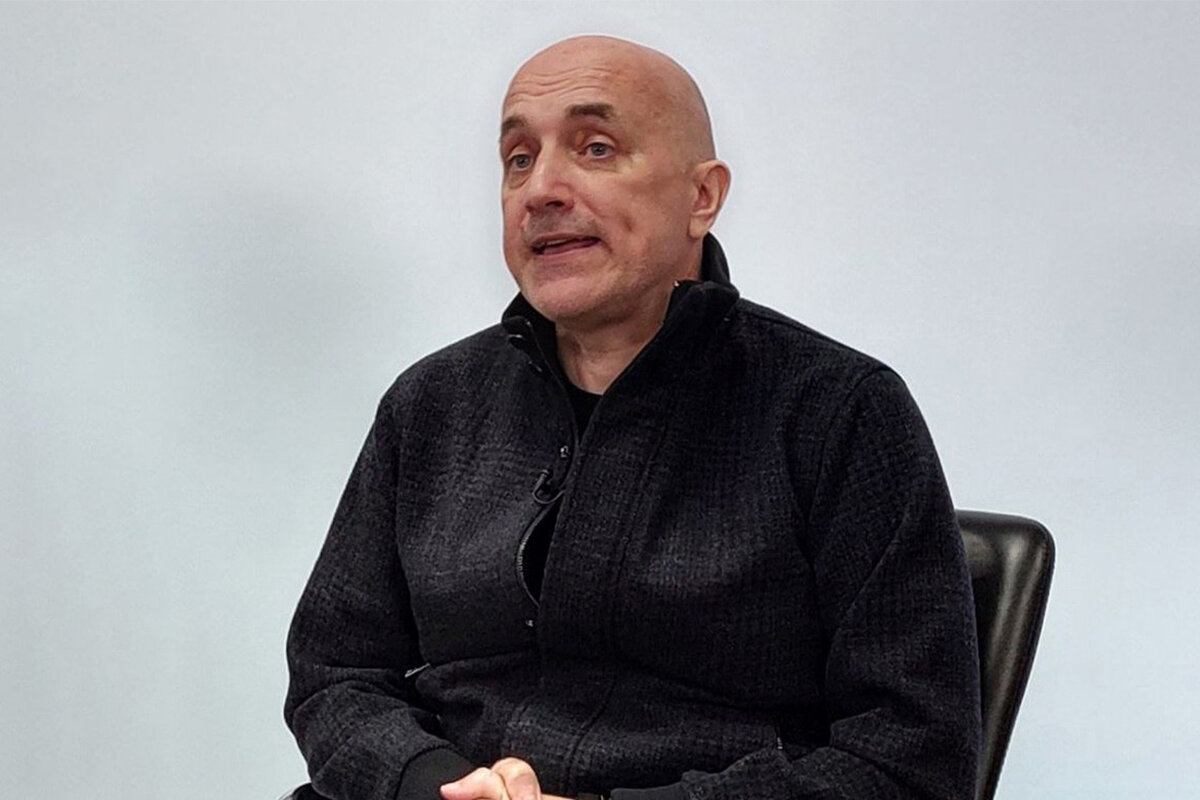 Писатель поблагодарил Никиту Кологривого за обращение к бойцам, принимающим участие в СВО.  Фото: ФедералПресс / Иван Бушман