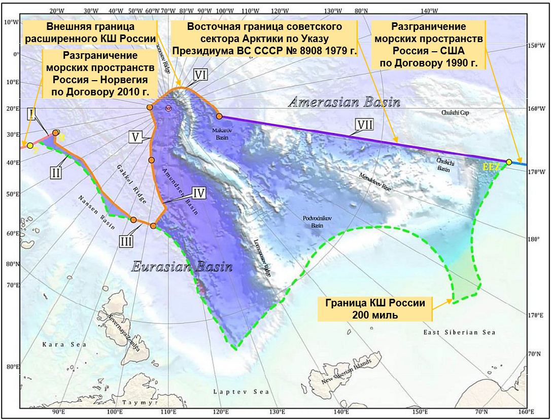 Границы континентального шельфа