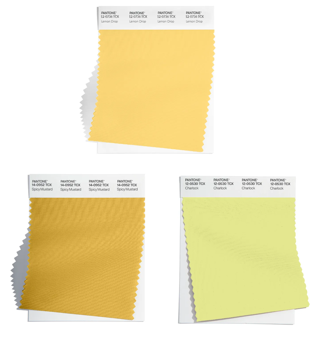 Верхний - из нью-йоркской палитры, нижние - из лондонской