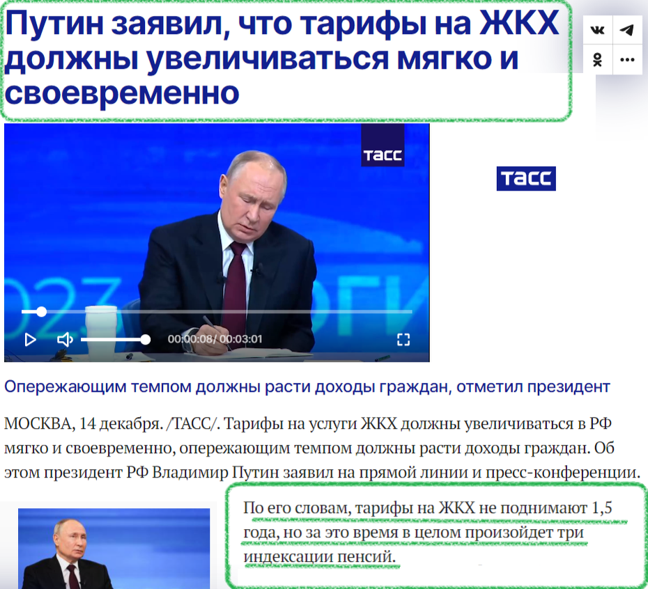 Процент повышения коммунальных услуг в 2024 году