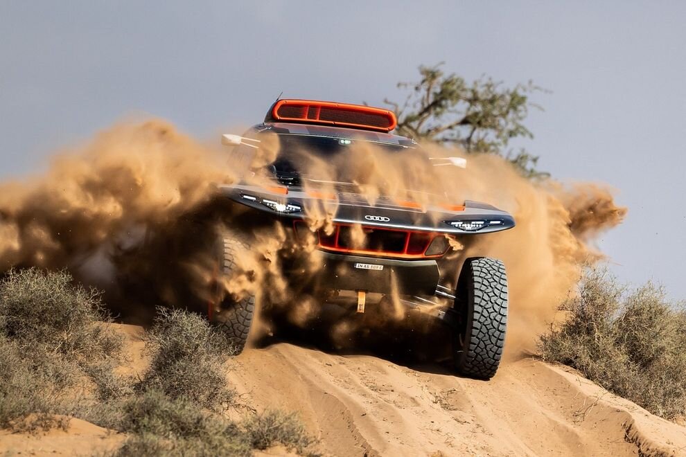 Rally Dakar пустыня