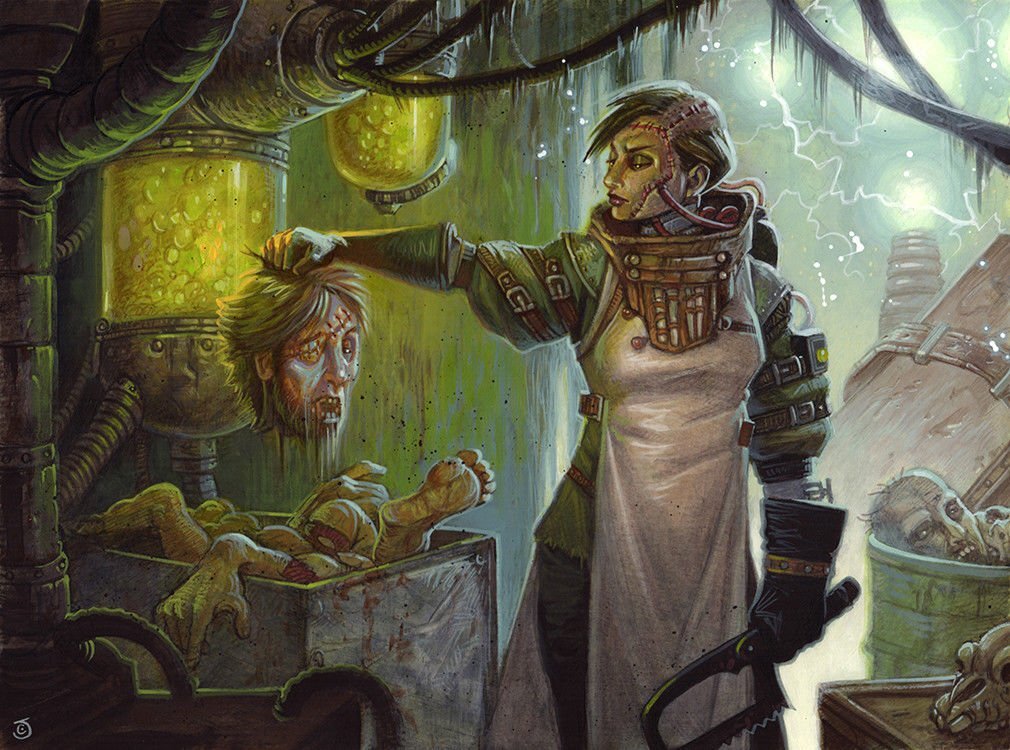 Stitcher's Supplier (Magic 2019) - art by Chris Seaman