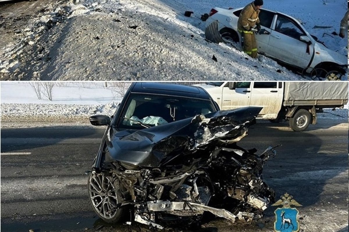 В Самарской области в лобовом ДТП с BMW погибла девушка-водитель «Гранты» |  АиФ-Самара | Дзен