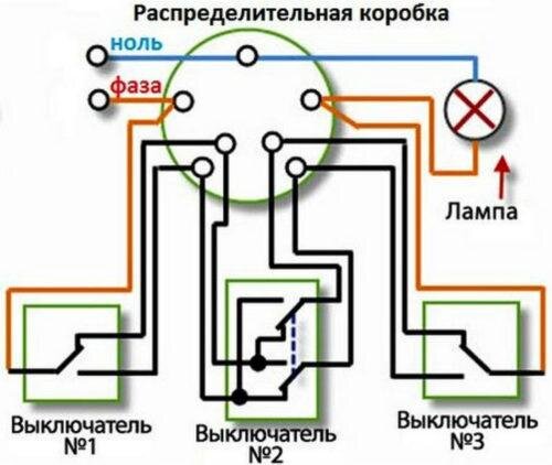Схема дистанционного переключателя