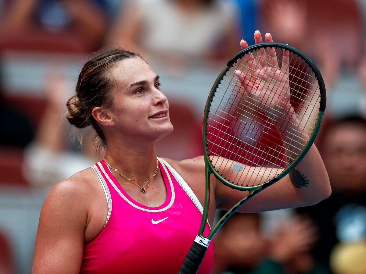    Белорусская теннисистка Арина Соболенко© Фото : Пресс-служба China Open