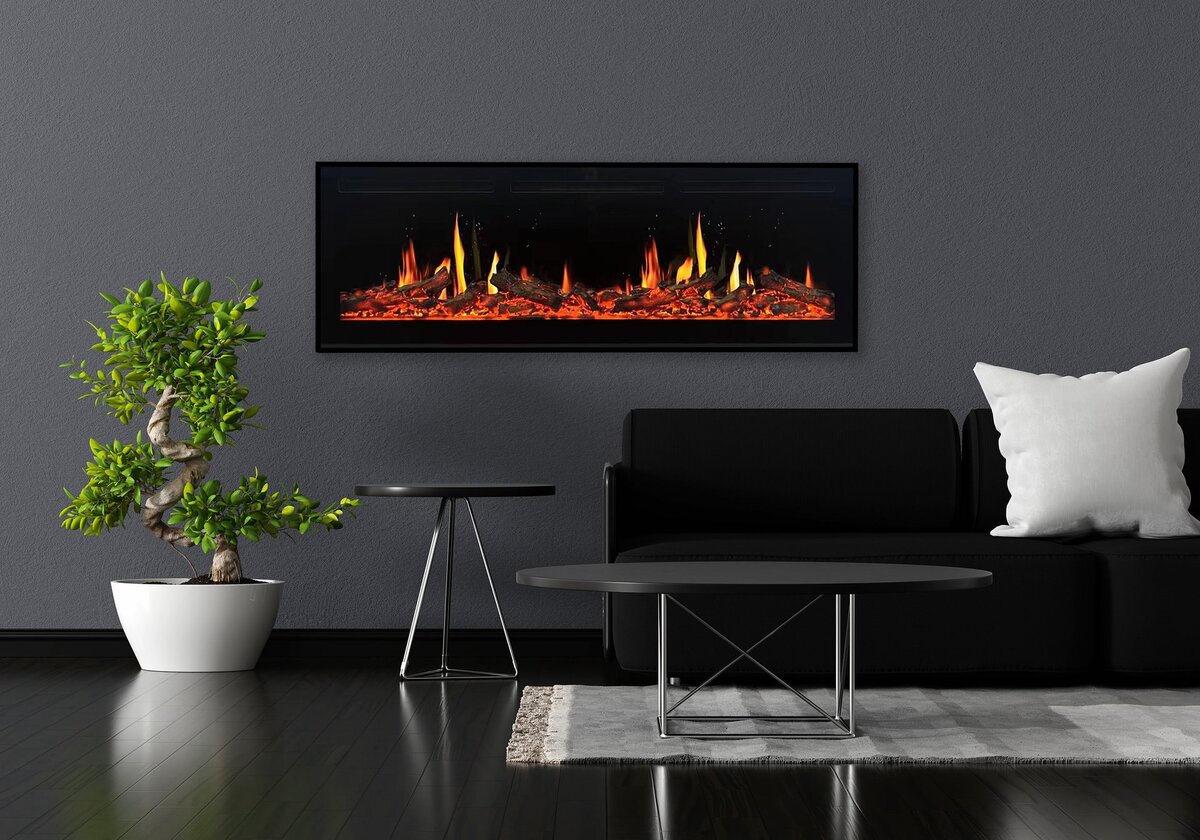 Настенный электрокамин