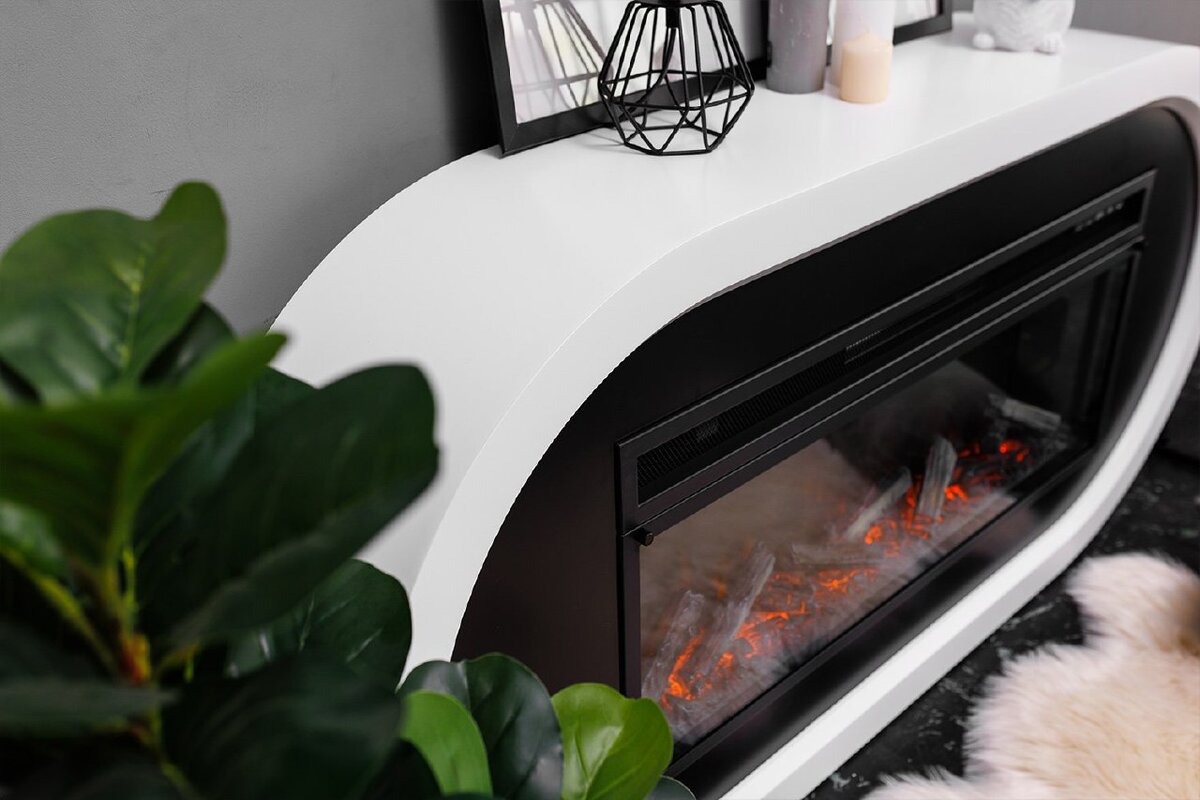 Напольный электрокамин