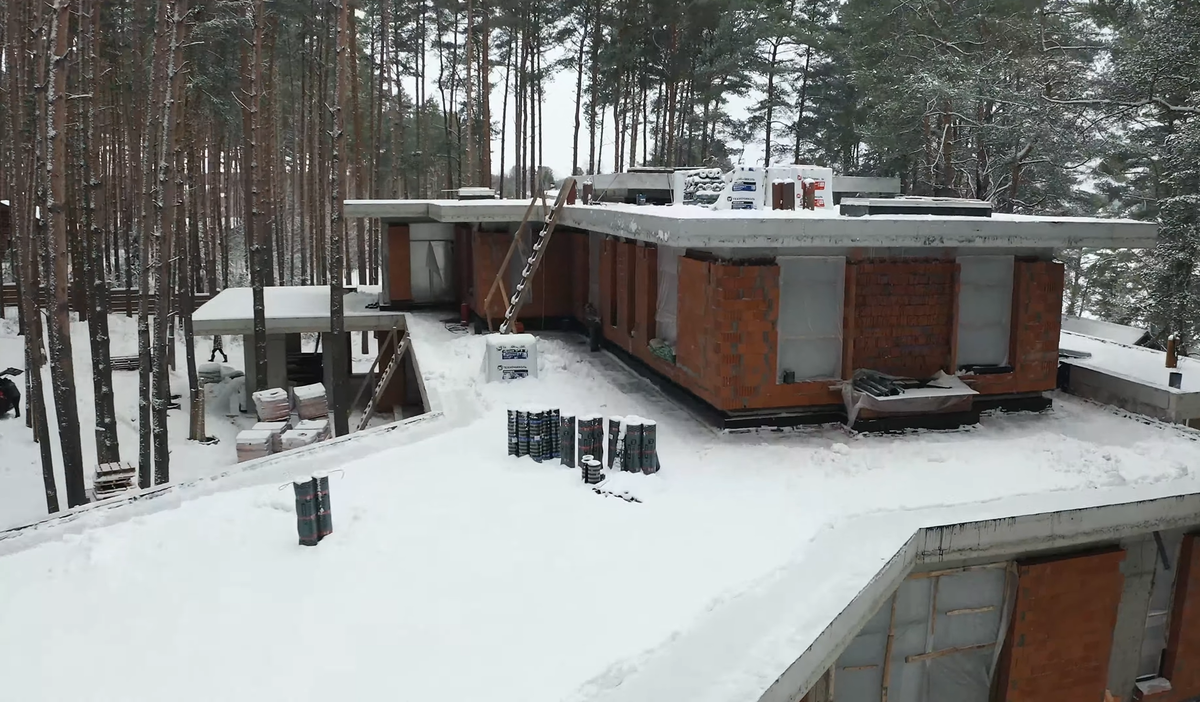 Жилой модуль в Северская кровля