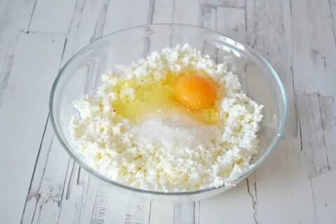 Творог смешать