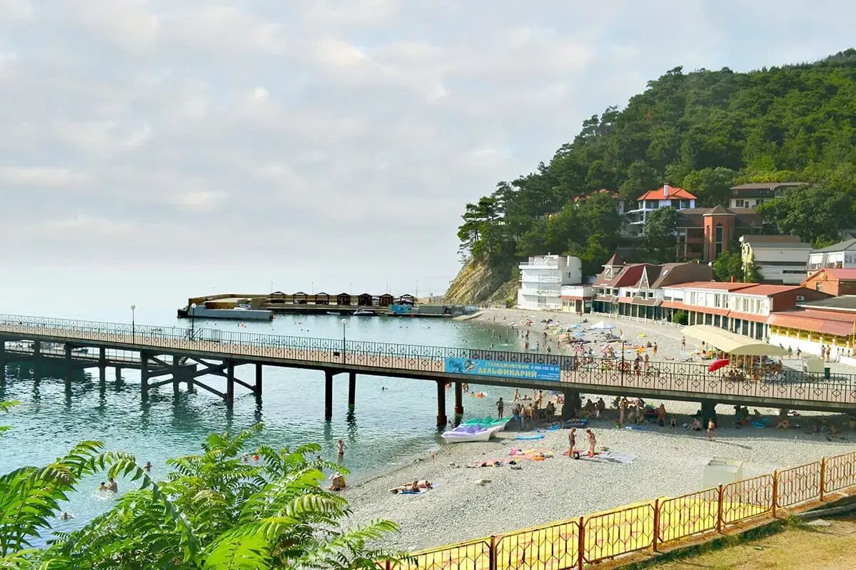 Джанхот, центральный пляж